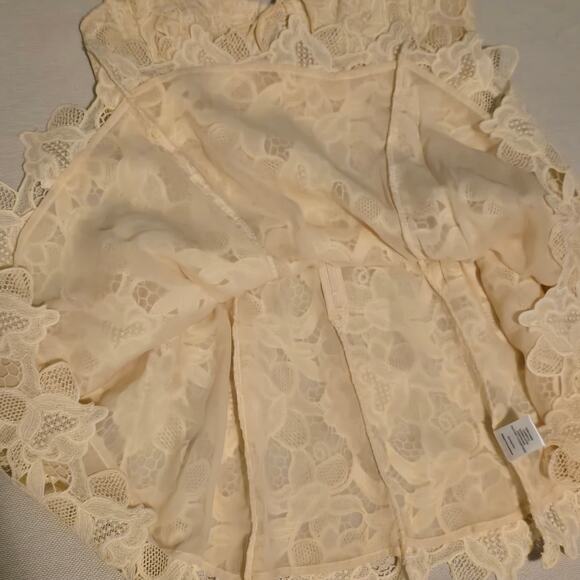 For Love & Lemons Sleeveless Coco Lace Corset Mini Dress Size L NWT - Picture 11 of 14